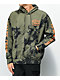 Salty Crew Stealth Green & Black Tie Dye Hoodie - Thumbnail image 2 of 4
