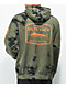 Salty Crew Stealth Green & Black Tie Dye Hoodie - Thumbnail image 1 of 4