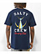 Salty Crew Tailed Navy T-Shirt - Thumbnail image 1 of 3
