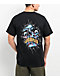 Samborghini Crack Skull Black T-Shirt - Thumbnail image 1 of 3