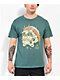 Samborghini Thorn Skull Green T-Shirt - Thumbnail image 1 of 2
