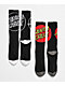 Santa Cruz Big Cruz 2 Pack Black Crew Socks - Thumbnail image 2 of 3
