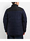 Santa Cruz Brickwork Black & Blue Quilted Puffer Jacket - Thumbnail image 2 of 4