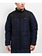 Santa Cruz Brickwork Black & Blue Quilted Puffer Jacket - Thumbnail image 1 of 4