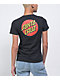 Santa Cruz Classic Dot Black & Red T-Shirt