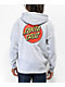 Santa Cruz Classic Dot Grey Zip Hoodie