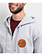 Santa Cruz Classic Dot Grey Zip Hoodie - Thumbnail image 3 of 3