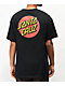 Santa Cruz Classic Dot Logo Black T-Shirt 
