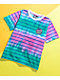 Santa Cruz Contra Dot Fade Stripe Teal & Pink Tie Dye T-Shirt - Thumbnail image 3 of 3
