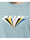 Santa Cruz Delta Strip Heather camiseta azul
