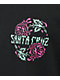 Santa Cruz Dressen Rose Crew 2 Black T-Shirt - Thumbnail image 3 of 3