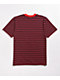 Santa Cruz Embroidered Dot Navy & Red Stripe T-Shirt