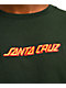 Santa Cruz Embroidered Green T-Shirt - Thumbnail image 3 of 3