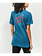 Santa Cruz Empty Moon Stripe Blue T-Shirt - Thumbnail image 1 of 4