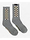 Santa Cruz Flame Checkered Grey Crew Socks - Thumbnail image 1 of 2