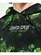 Santa Cruz Forge Hand sudadera con capucha tie dye negra y verde