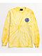 Santa Cruz Funky Dot camiseta de Manga larga tie dye amarilla