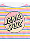 Santa Cruz Gradient Dot Rainbow Stripe T-Shirt - Thumbnail image 3 of 3