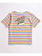 Santa Cruz Gradient Dot Rainbow Stripe T-Shirt - Thumbnail image 2 of 3