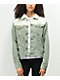 Santa Cruz Green Corduroy Sherpa Jacket - Thumbnail image 1 of 5