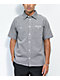 Santa Cruz Grey Corduroy Short Sleeve Button Up Shirt - Thumbnail image 1 of 3