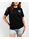 Santa Cruz Heart Wreath Black T-Shirt - Thumbnail image 2 of 3