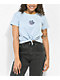 Santa Cruz Joshua Tree Dot Blue Tie Front Crop T-Shirt - Thumbnail image 1 of 2