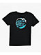Santa Cruz Kid's Wave Dot Black T-Shirt - Thumbnail image 1 of 4