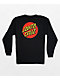 Santa Cruz Kids' Classic Dot Black Long Sleeve T-Shirt