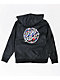 Santa Cruz Kids' Japan Dot Black Hooded Windbreaker Jacket