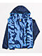 Santa Cruz Kids' Obscure Blue Reversible Windbreaker Jacket