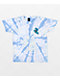 Santa Cruz Kids' Screaming Hand Blue & White Tie Dye T-Shirt - Thumbnail image 2 of 2