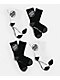 Santa Cruz Kids Opus Strip Black & White 4 Pack Crew Socks - Thumbnail image 1 of 2
