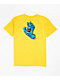 Santa Cruz Kids Screaming Hand Yellow T-Shirt
