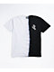 Santa Cruz Letter Hand Black & White Dip Dye T-Shirt