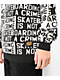 Santa Cruz Not A Crime Black & White Sweater - Thumbnail image 3 of 4