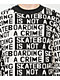 Santa Cruz Not A Crime Black & White Sweater - Thumbnail image 4 of 4
