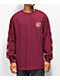 Santa Cruz Opus Repeat Burgundy Long Sleeve T-Shirt