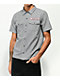 Santa Cruz Outline Black & White Stripe Short Sleeve Button Up Shirt - Thumbnail image 2 of 4