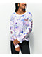 Santa Cruz Oval Dot Splatter Purple Long Sleeve T-Shirt - Thumbnail image 2 of 4