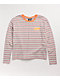Santa Cruz Oval Flame Dot  Orange & Multi Long Sleeve T-Shirt