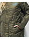 Santa Cruz Oval Line Dot Olive Quilted Chore Jacket - Thumbnail image 3 of 4