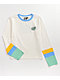Santa Cruz Partial Oval Dot White & Multi Long Sleeve T-Shirt  - Thumbnail image 2 of 2