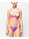 Santa Cruz Pink & Purple Tie Dye Bandeau Bikini Top - Thumbnail image 4 of 4