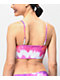 Santa Cruz Pink & Purple Tie Dye Bandeau Bikini Top - Thumbnail image 2 of 4