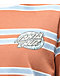 Santa Cruz Psychedelic Dot camiseta de manga larga con franjas marrón y azul