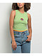 Santa Cruz Ringed Rose Green Crop Tank Top - Thumbnail image 1 of 2