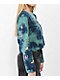 Santa Cruz Scattered Butterfly Blue Tie Dye Crop Long Sleeve T-Shirt - Thumbnail image 4 of 4