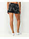 Santa Cruz Spiral Oval Dot tie dye shorts deportivos negros