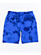 Santa Cruz Split Hand Broken Dot Blue Tie Dye Sweat Shorts - Thumbnail image 4 of 4